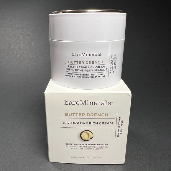 bareMinerals Butter Drench Restorative Rich Cream Full Regular Size 1.7 oz - Picture 1 of 2